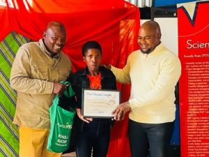 Asiphe Swenyana: the Ubuntu award receiver.
