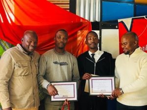Siphathise Tonise and Siphiwo Tonise: best learner in class and runner- up for best learner in class, respectively.